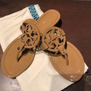 Tory Burch Miller Sandals- Sand Color